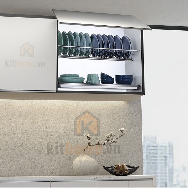 Giá bát cố định KITBV - 800 inox 304 xước mờ